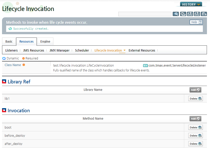 Configuring Lifecycle Invocation in WebAdmin (7)