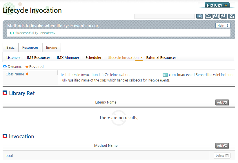 Configuring Lifecycle Invocation in WebAdmin (4)