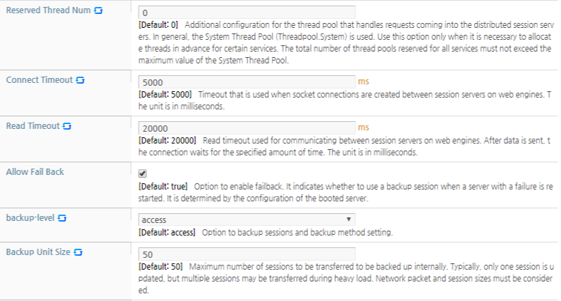 Configuring a Distributed Session Server