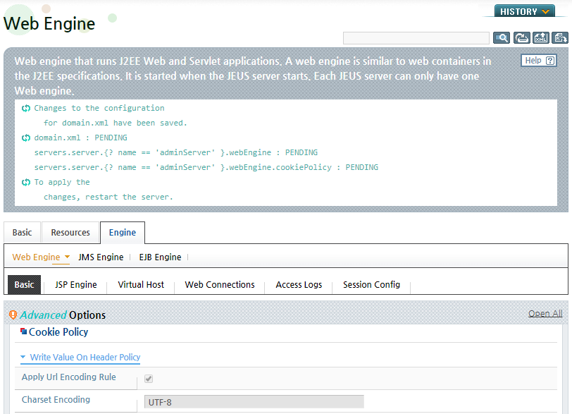 Web Engine Cookie Policy - Result