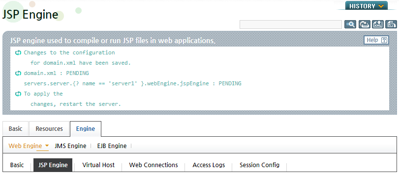 Configuring the JSP Engine - Result