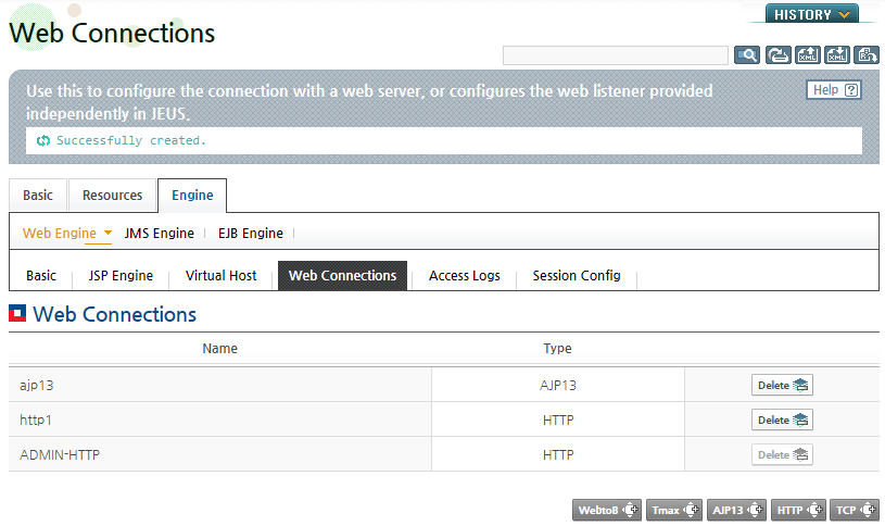 Configuring AJP Listeners - Listener Added