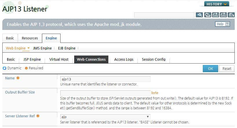 Configuring AJP Listeners - Basic Configuration