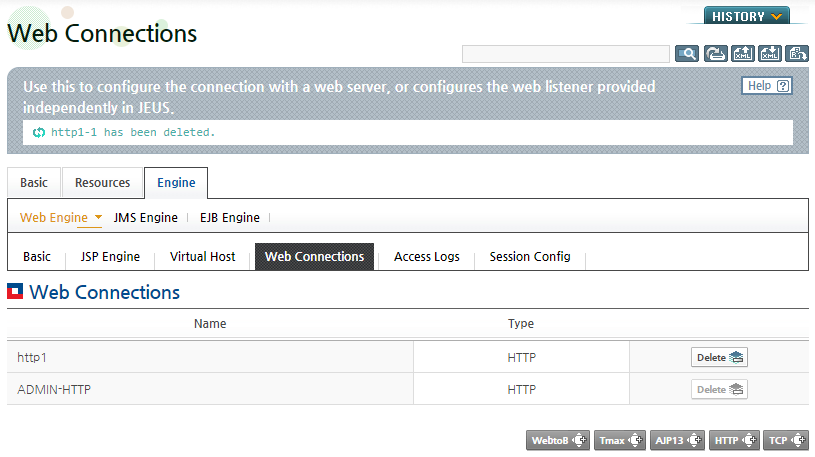 Deleting HTTP Listeners - Result