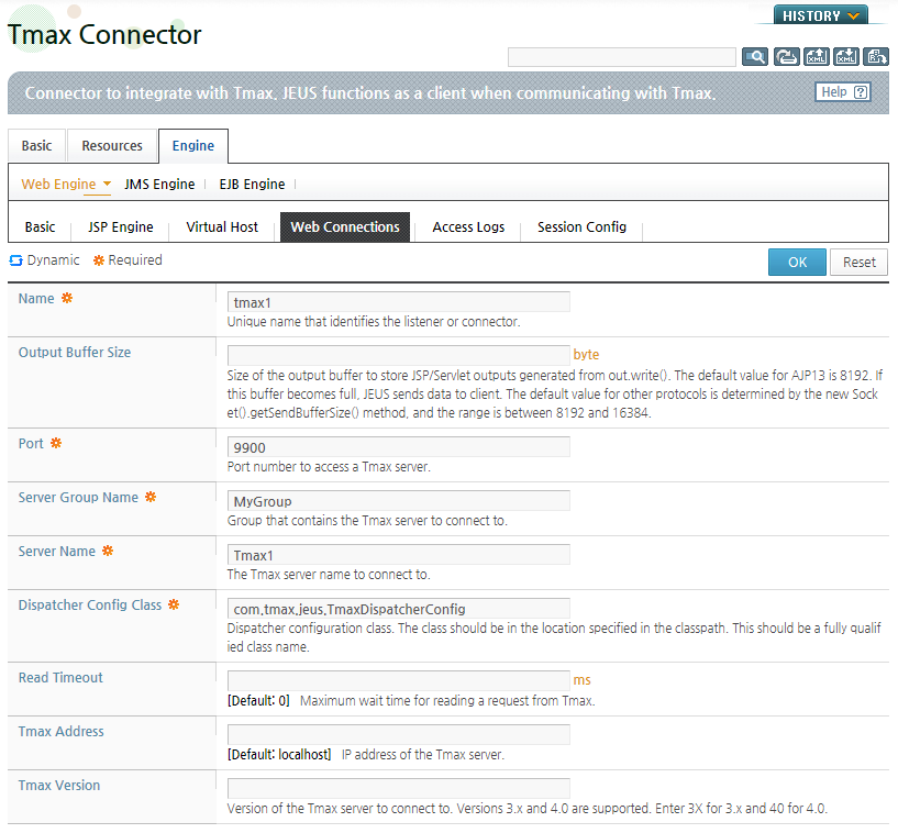 Configuring Tmax Connectors - Basic Information