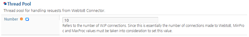 Configuring WebtoB Connectors - Thread Pool