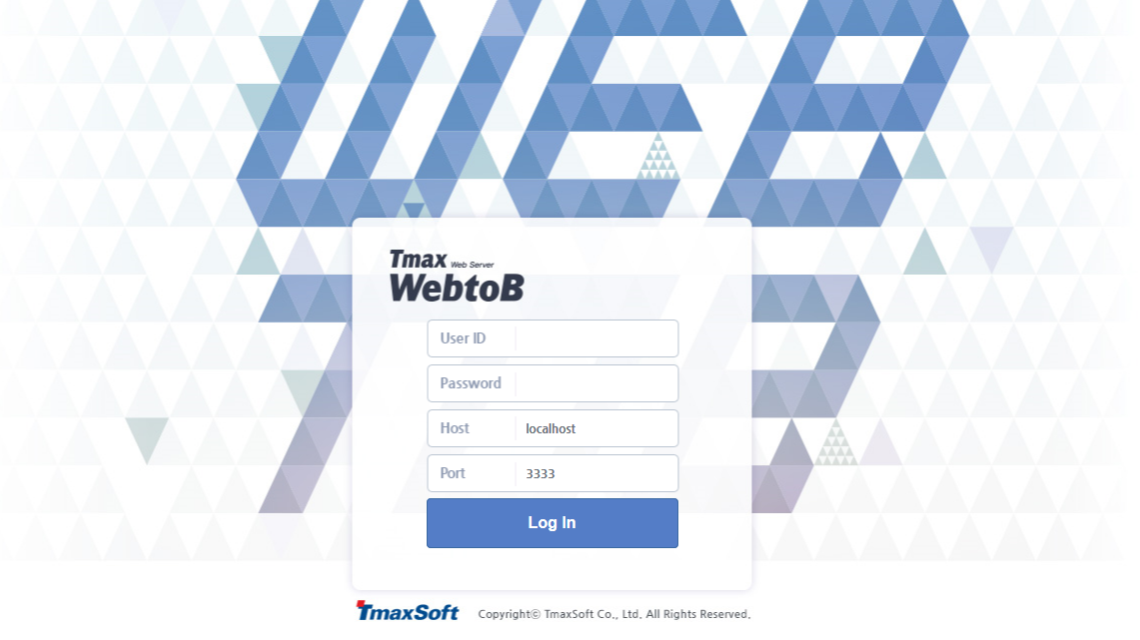 WebAdmin 로그인